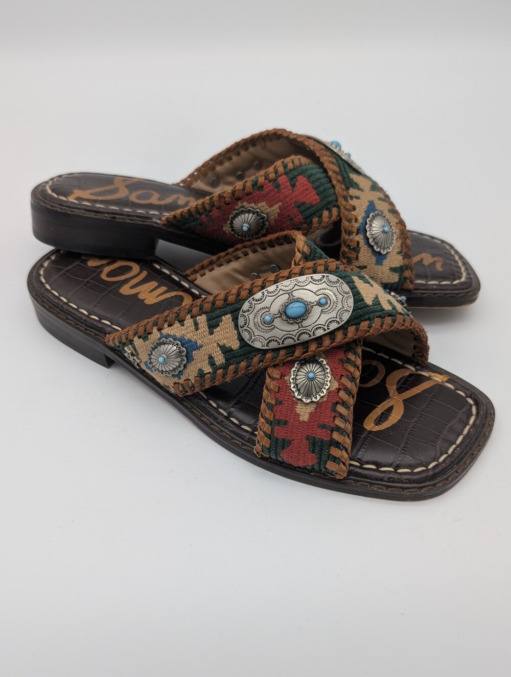 Sam Edelman Hagan Western Slide Sandals